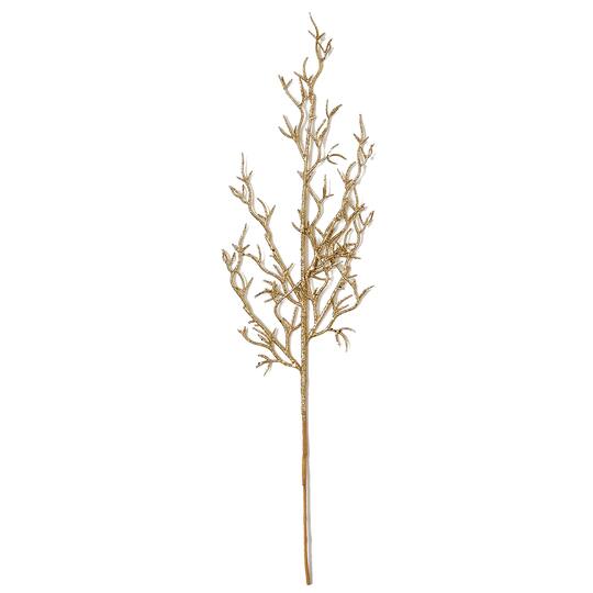 28" Christmas Glitter Floral Twig Stem Sprays